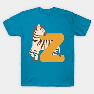 Animal alphabet Z T-Shirt